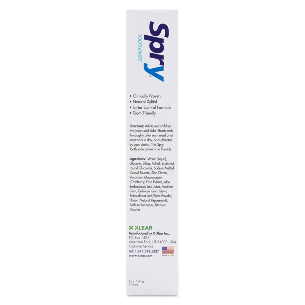 Xlear Spry® Creme Dental Hortelã-Pimenta - 141 g: Higiene Bucal Pura e Refrescante - Imagem 4