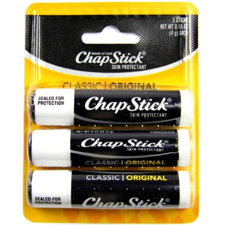 Hidratante Labial Chapstick Clássico 3 unidades