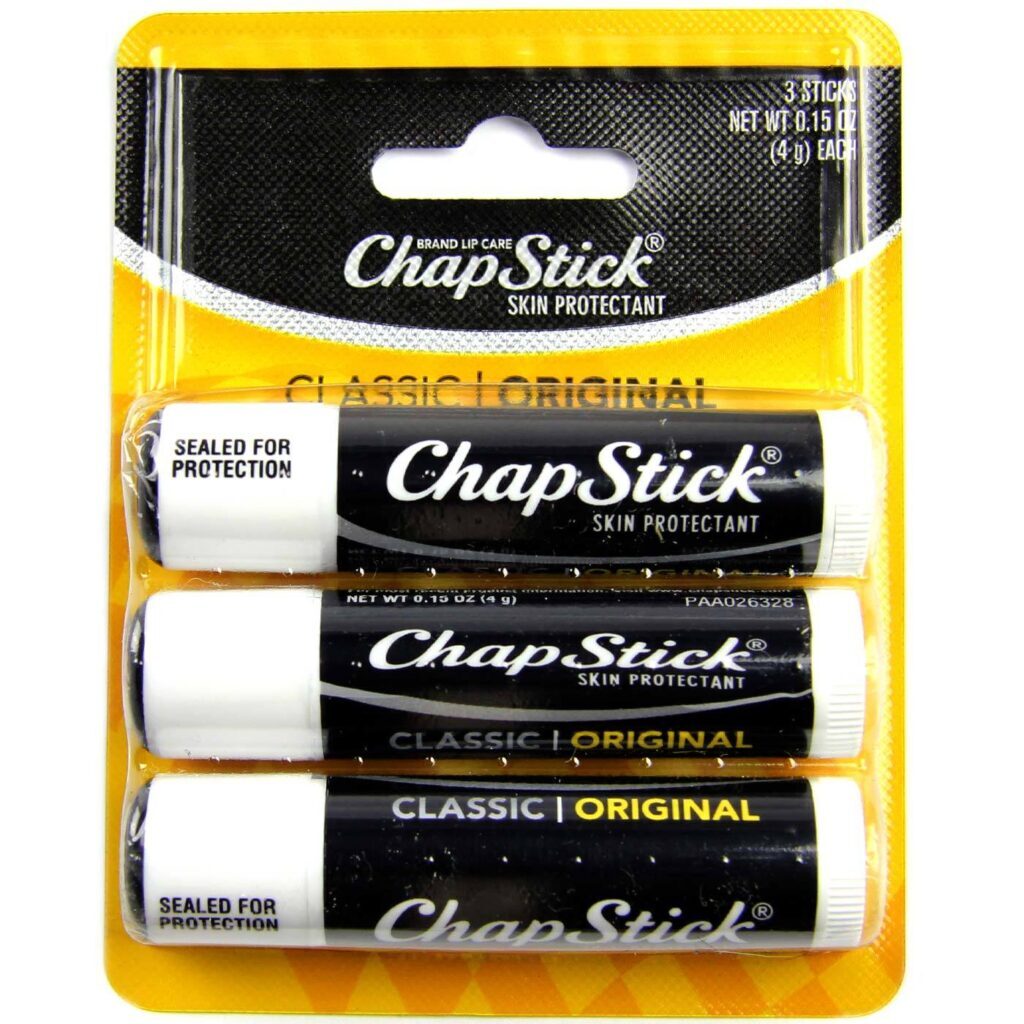 Hidratante Labial Chapstick Clássico 3 Unidades - Proteção e Cuidado para Seus Lábios