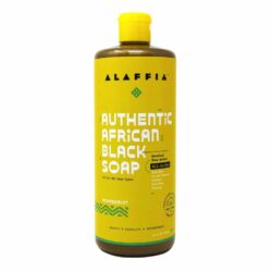 Alaffia Sabonete Preto Autêntico Hortelã-Pimenta 476mL - Limpeza Profunda e Refrescância