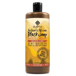 Alaffia Autêntico Sabonete Preto Africano Tangerina 950ml - Pele Limpa e Revitalizada