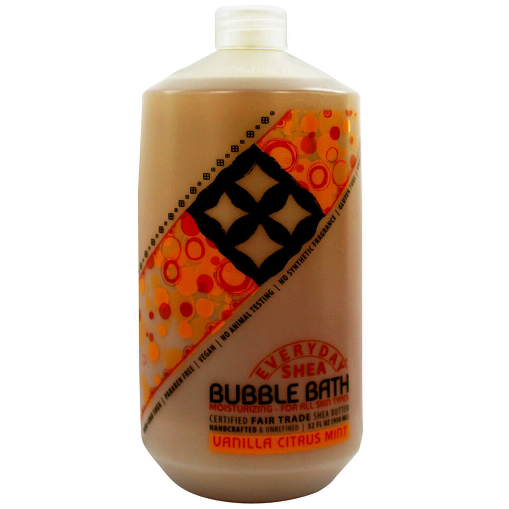 Alaffia Shea Bubble Bath Menta Citrino Baunilha - Banho de Espuma 946ml