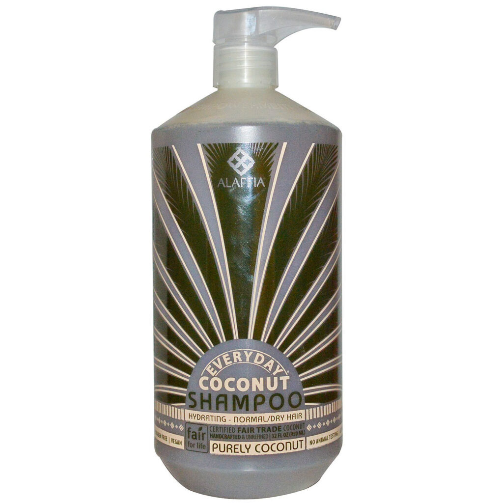 Alaffia, Shampoo Diário de Coco - 950ml (32 oz) - Limpeza Profunda e Nutrição Capilar