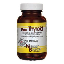 Raw Thyroid Natural Sources 60 Cápsulas: Suporte Natural para o Metabolismo e Energia