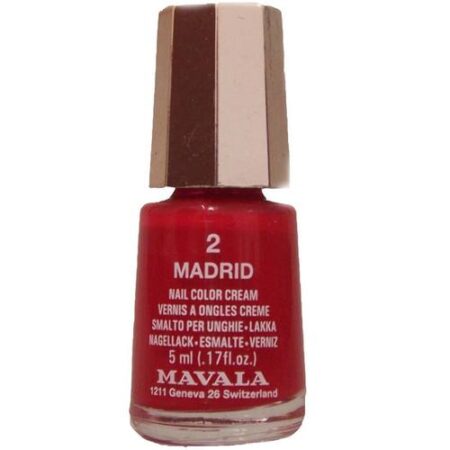 Mavala Mini Nail Color, Vermelho - Madrid - .17 fl oz