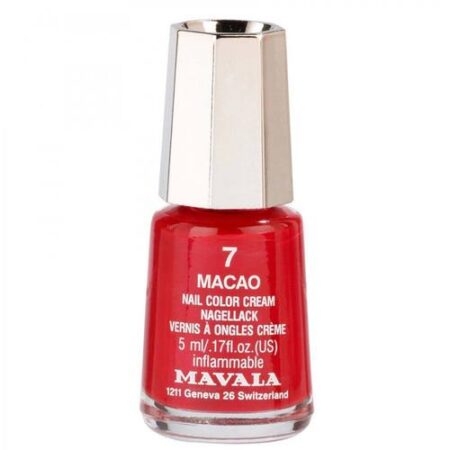 Mavala, Mini Esmalte para Unhas - Vermelho Macao - 5mL (0,17 fl oz)