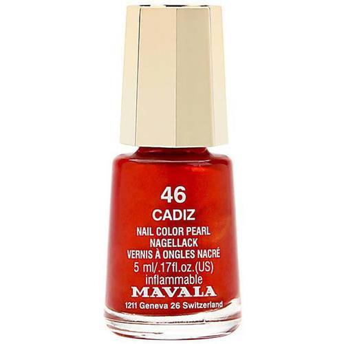 Mavala Mini Nail Color Vermelho Cadiz 5ml - Esmalte Longa Duração