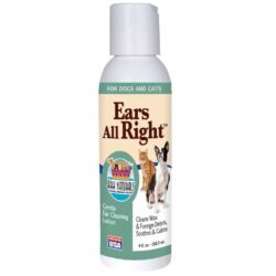 Ark Naturals Ears All Right Loção Limpeza Orelhas Cães Gatos 118.3ml