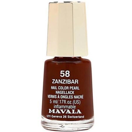 Mavala Mini Nail Color, Castanho - Zanzibar - .17 fl oz