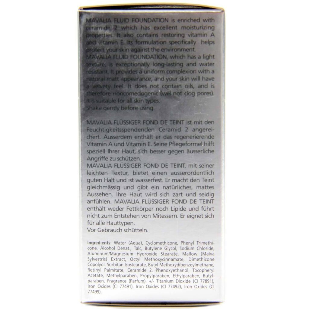 Mavala Base Líquida Mavalia Hale 30ml - Uniformidade e Acabamento Perfeito - Imagem 2