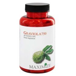 Graviola 750 mg Maximum International - 100 Cápsulas Vegetarianas para Bem-Estar