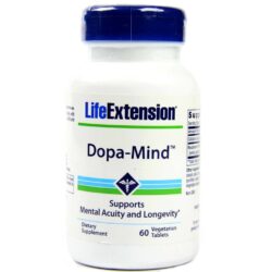 Life Extension Dopa-Mind 60 Tabletes Vegetarianos - Foco e Clareza Mental