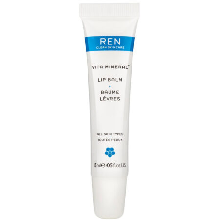 REN Clean Skincare Vita Mineral Lip Balm, Sem sabor - 0.5 fl oz