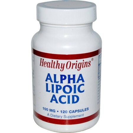 Healthy Origins, Ácido Alfa-Lipóico 100 mg - 120 Cápsulas