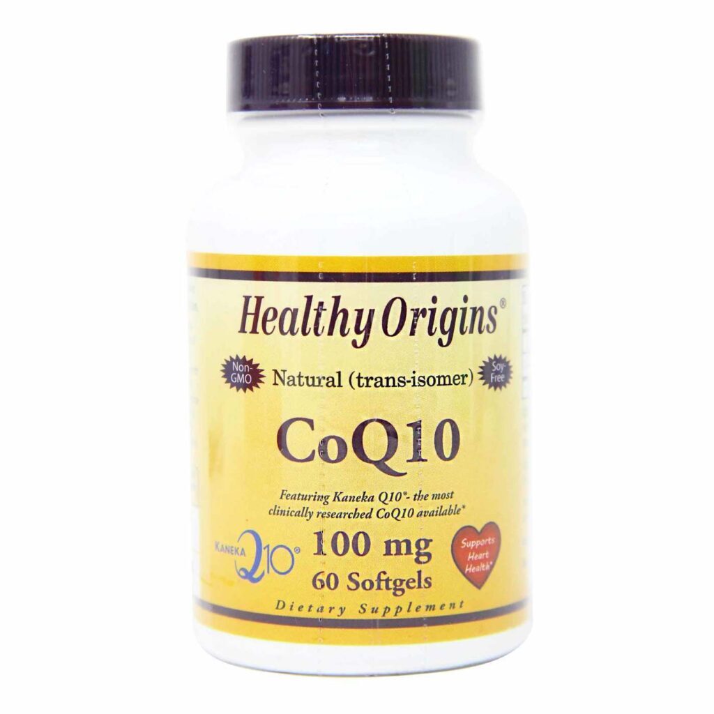 Healthy Origins CoQ10 100 mg - 60 Cápsulas em Gel: Energia Celular e Saúde Cardiovascular