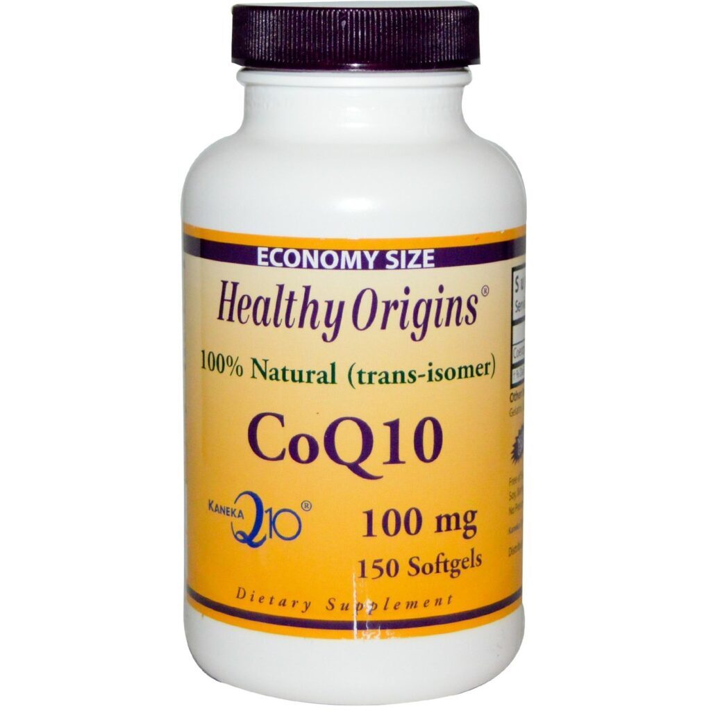 Healthy Origins CoQ10 100 mg - 150 Cápsulas Gel: Energia e Saúde Cardíaca