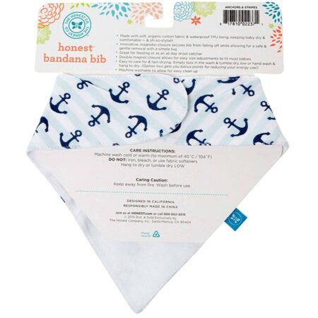 The Honest Company Bandana Bibs, Âncoras e tiras - Toddler - Image 2