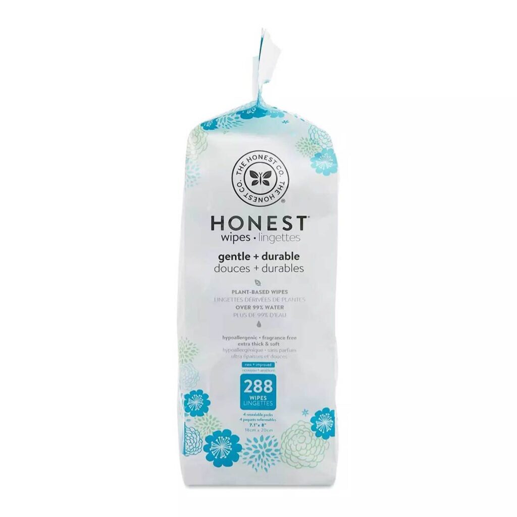 The Honest Company Lenços Umedecidos Baby - Pacote com 288 Lenços para Higiene Suave - Imagem 2