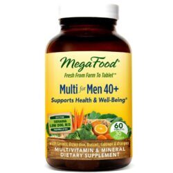 MegaFood Multi For Men 40+ - 60 Tabletes: Nutrição Essencial para Homens Acima de 40 Anos no Brasil