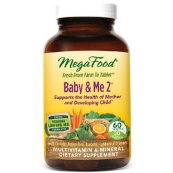 MegaFood Baby & Me 2: Vitaminas Pré-Natal Essenciais para Gravidez e Pós-Parto – 60 Tabletes no Brasil
