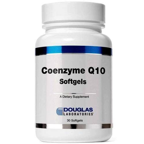 Douglas Labs Coenzima Q-10 100 mg - 30 Cápsulas em Gel para Energia e Saúde Cardíaca
