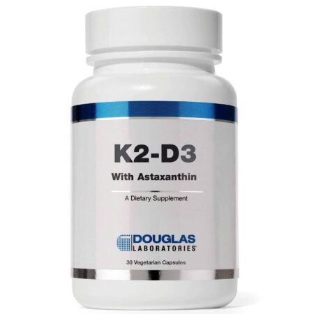 Douglas Labs K2-D3 com Astaxantina - 30 Cápsulas Vegetarianas