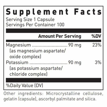 Douglas Labs Complexo de potássio de magnésio - 100 cápsulas - Image 2