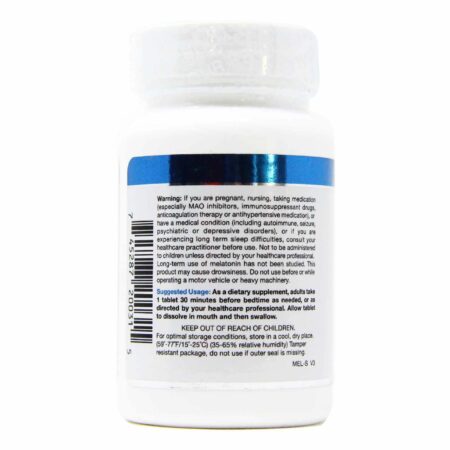 Douglas Labs Melatonina - 1 mg - 60 Tabletes - Image 3