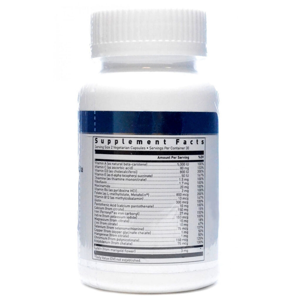 Douglas Labs Fórmula Multivitamínica Pré-Natal - 60 Cápsulas Vegetarianas - Imagem 2