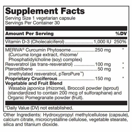 Douglas Labs, Resveratrol Metilatado Plus - 30 Cápsulas Vegetarianas - Image 3