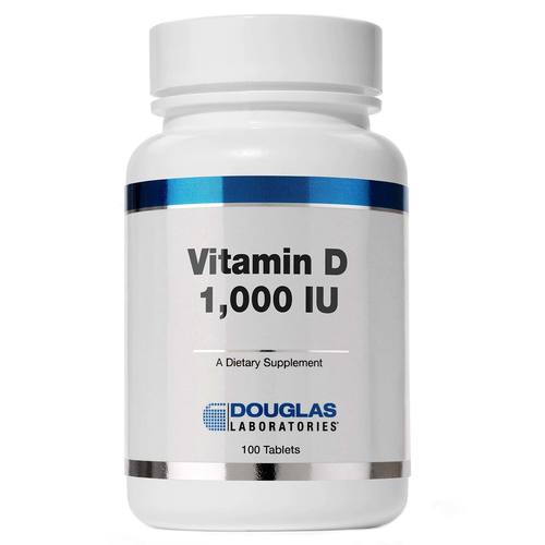 Douglas Labs Vitamina D 1.000 UI - 100 Tabletes: Essencial para Imunidade e Ossos Saudáveis no Brasil