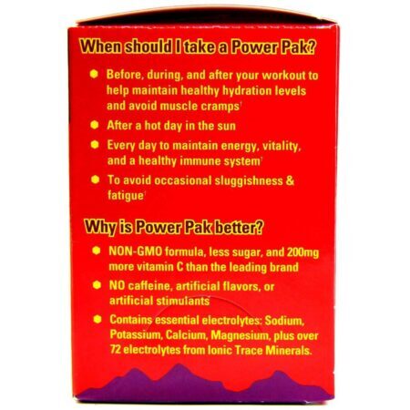 Trace Minerals Research Electrolyte Stamina Power Pak - 30 Sachês Sabor Amora e Mirtilo - Imagem 3