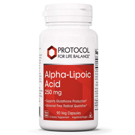 Protocol for Life Balance, Ácido Alfa Lipóico 250 mg - 90 Cápsulas Vegetarianas