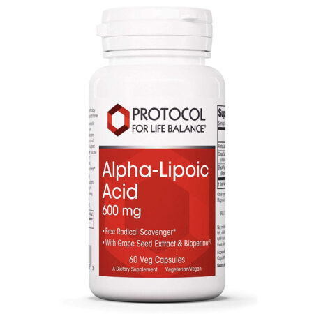 Protocol for Life Balance, Ácido Alfa-Lipóico - 600 mg - 60 Cápsulas Vegetarianas