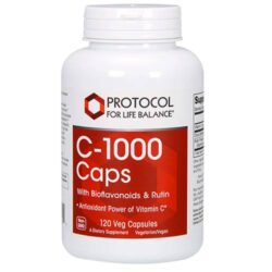 Protocol for Life Balance C-1000: Vitamina C Potente com Bioflavanóides e Rutina - 120 Cápsulas
