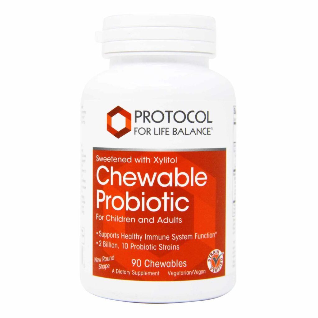 Protocol for Life Balance Probiótico Mastigável - 90 Unidades para Saúde Intestinal