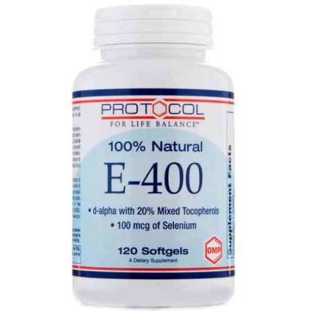 Protocol for Life Balance E-400 - 120 Cápsulas em Gel