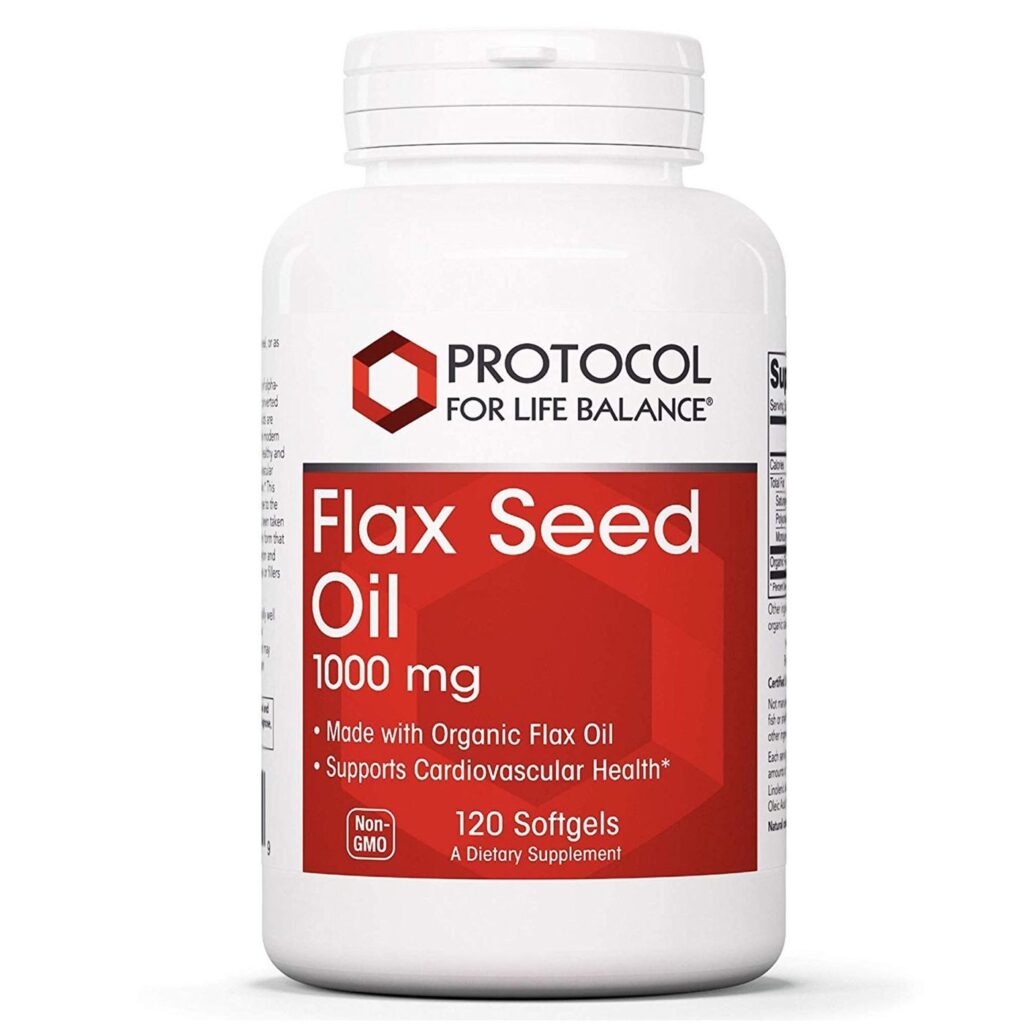 Protocol for Life Balance Óleo de Linhaça 1000 mg - 120 Cápsulas: Saúde e Bem-Estar para Você