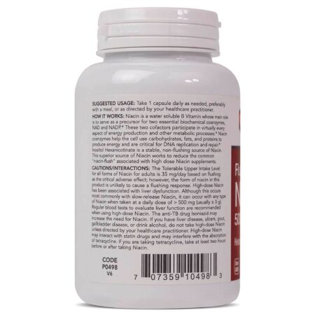 Protocol for Life Balance Niacina sem flush - 500 mg - 90 Cápsulas Vegetarianas - Image 3