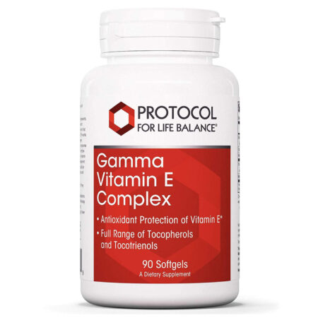 Protocol for Life Balance, Complexo Gamma Vitamina E - 90 Cápsulas em Gel