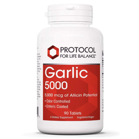 Protocol for Life Balance, Alho 5000 - 500 mg - 90 Tabletes