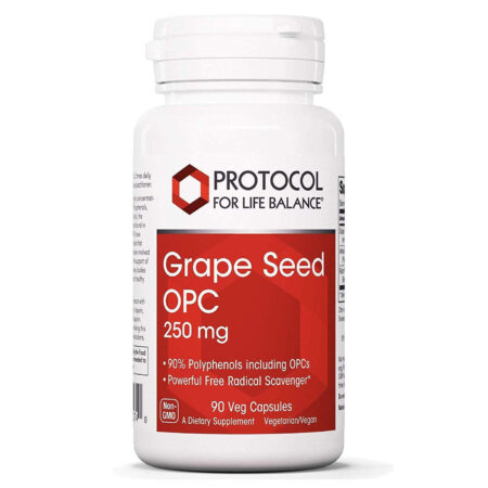 Protocol for Life Balance, OPC de Semente de Uva - 250 mg - 90 Cápsulas Vegetarianas