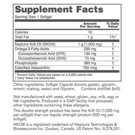 Protocol for Life Balance, Óleo de Krill Neptune 1,000 mg - 60 Cápsulas em Gel - Image 2