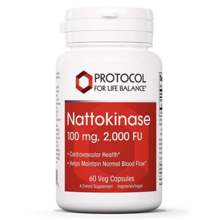 Protocol for Life Balance Nattokinase - 100 mg - 60 Cápsulas Veg