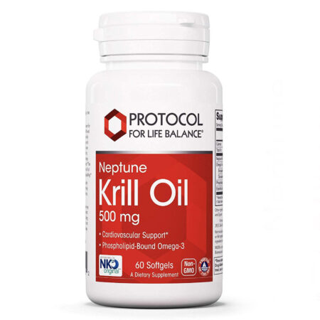 Protocol for Life Balance, Óleo de Krill Neptune 500 mg - 60 Cápsulas em Gel