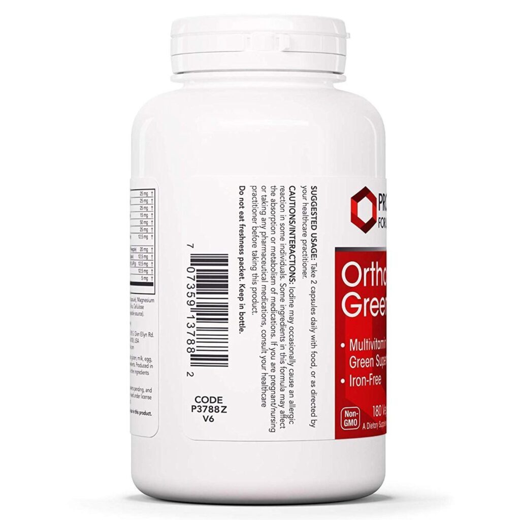 Protocol for Life Balance Ortho Multi com Verdes - 180 Cápsulas Vegetarianas: Saúde e Vitalidade Completas - Imagem 4