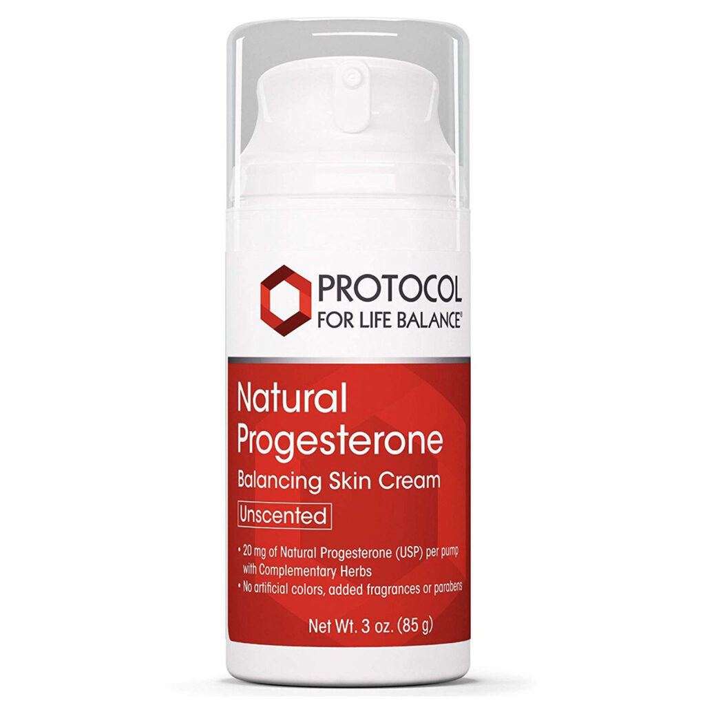 Protocol for Life Balance Progesterona Creme - Sem Perfume - 85g (3oz) - Bem-Estar Hormonal