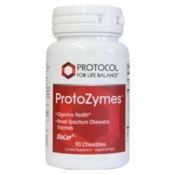 ProtoZymes™ Protocol for Life Balance: Enzimas Digestivas Mastigáveis 90 Unidades