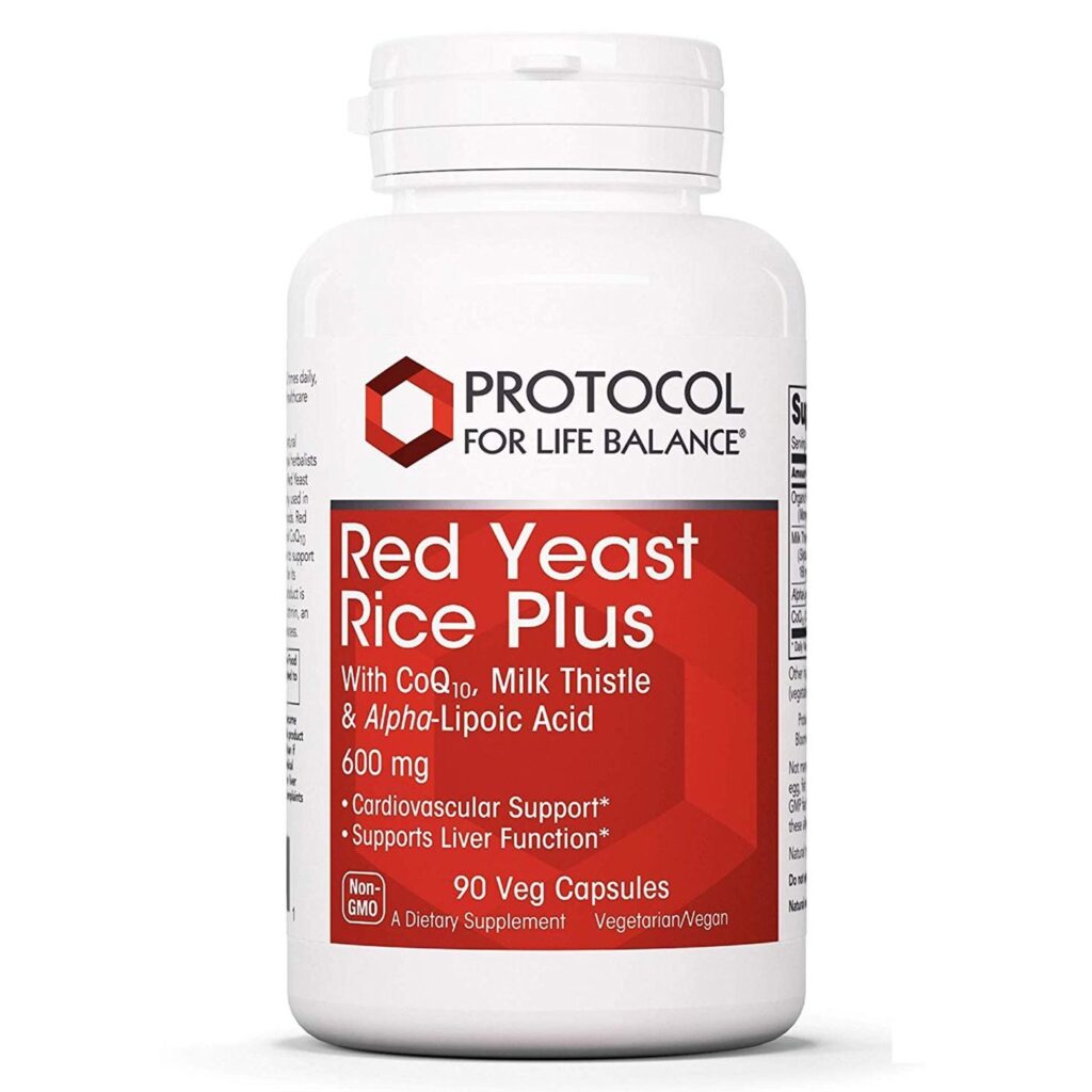 Levedura de Arroz Vermelho Protocol for Life Balance 600 mg - 90 Cápsulas Vegetarianas