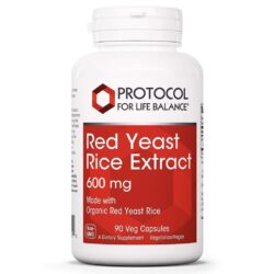 Protocol for Life Balance Extrato de Levedura de Arroz Vermelho 600 mg 90 Cápsulas Vegetarianas